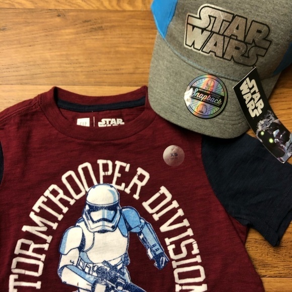 NWT Star Wars T-Shirt And Hat - Picture 2 of 3